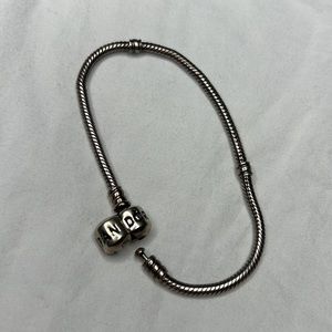 Used Silver Pandora Snake Chain - 7.5”